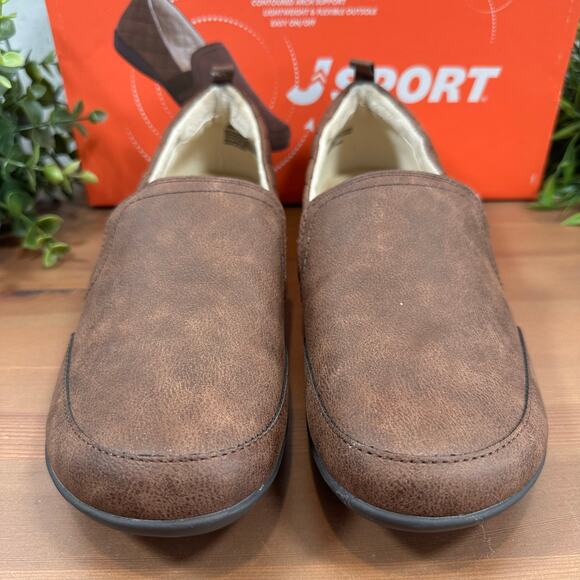 J Sport Women's Lisa Casual Brown Slip On Shoes Size 7.5 - Picture 4 of 8